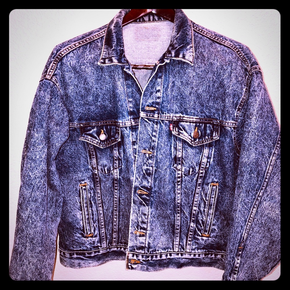 Levi, Vintage Acid Wash Jean Jacket